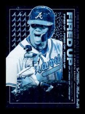 2019 Topps Fire Fired Up Blue Chip Ronald Acuna Jr. #FIU-12 Atlanta Braves