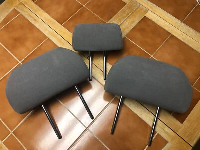 2008 - 2013 Toyota Highlander 2nd Row Rear Seat Headrest Set GRAY Cloth OEM - Imagem 1 de 4