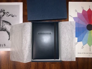 Brooks Brothers Black Address Book - Foto 1 di 8