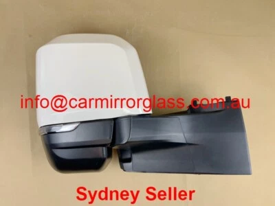 Espejo retrovisor de puerta nuevo para Toyota Hiace 2019 en adelante (lado derecho del conductor, blanco)  Foto 1 de 4