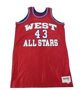 NBA All Stars West Vintage Delong Jersey #43 Size 44 Long 90s - Picture 1 of 10