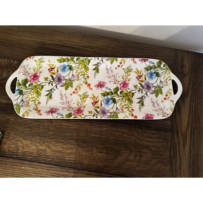 Gorgeous Nantucket Home floral tray; serving tray, dresser tray - Image 1 of 4