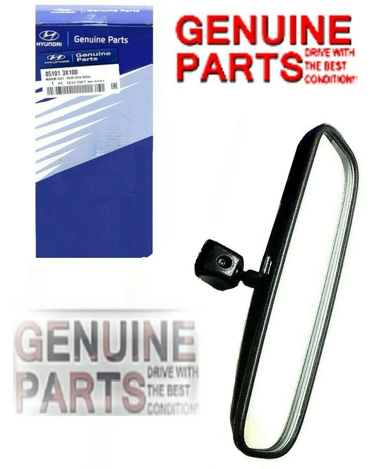 2021 Hyundai Venue Red Interior Rear View Mirror OEM 851013X100 104k Miles