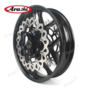 Llanta delantera negra y disco de rotor de freno Fit Yamaha YZF R1 R1M 2015-2022 YZF-R1 - Imagen 1 de 7