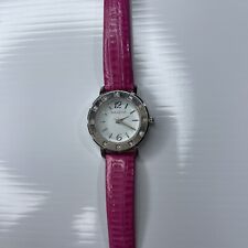 F Valletta Crystals Silver Patent Pink Lizard Leather FMDCT477A Japan Works