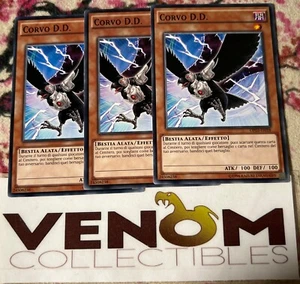3x (VLP) - *ITALIAN* D.D. Crow - OP03-EN018 - Common - Unlimited YuGiOh - Picture 1 of 3