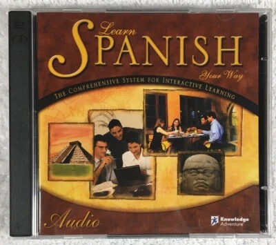 Learn Spanish Your Way (2 CD SET) 1 Conversation & 1 MUSIC (KNOWLEDGE ADVENTURE) - Image 1 of 2