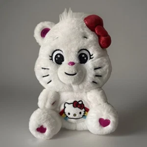 San Rio x Care Bears Hello Kitty Loves Cheer Bear 10’’ Raro! Perfetto - Foto 1 di 9