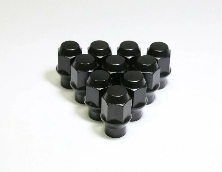 JUEGO DE TUERCAS DE BELLOTA ABULTADO NEGRO TOYOTA TUNDRA TACOMA 24 PIEZAS ROSCA EXTENDIDA 12X1,5 Foto 1 de 1