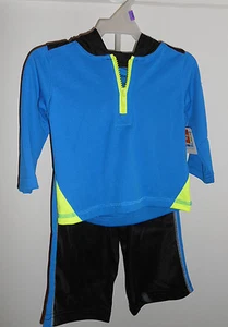 Boy's Blue warm up, track suit, 12 months, HealthTex. Pants & Shirt set - Picture 1 of 2
