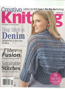 CREATIVE KNITTING MAGAZINE SUMMER 2017 KNITS WITH A TIMELESS TWIST - Picture 1 of 1