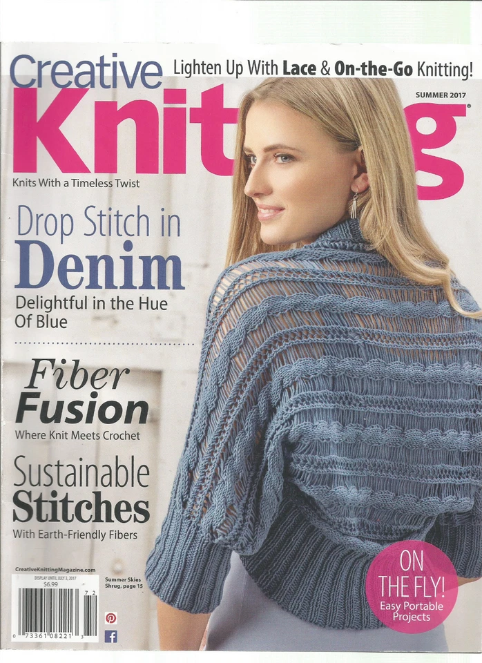 CREATIVE KNITTING MAGAZINE SUMMER 2017 KNITS WITH A TIMELESS TWIST - Image 1 of 1