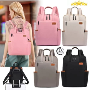 Women Girls Laptop Backpack Rucksack Shoulder Bag Work Travel School Teenager UK - Picture 1 of 21
