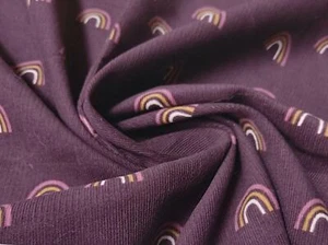 Tela De Pana Babycord Arcoíris AUBERGINE - Imagen 1 de 2