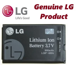 🔋 TRACFONE NET10 STRAIGHTTALK LG 420g OEM 900 mAh Battery Model # Lgip-430a - Picture 1 of 1