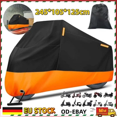 XXL Wasserdicht Motorradgarage Elektrofahrräder Motorrad Abdeckung Abdeckplane - Bild 1 von 4