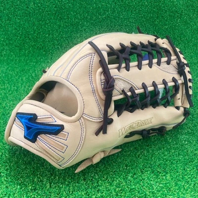 Guante de béisbol MIZUNO Japón MIZUNO WILLDRIVE AZUL Outfield derecho 12,5 pulgadas Foto 1 de 4