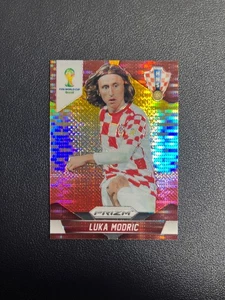 2014 Panini Prizm Fifa World Cup Luka Modric Yellow&Red Pulsar Prizm BJLJW - Picture 1 of 5