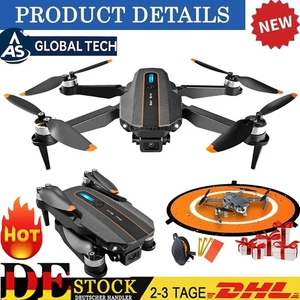 Drohne mit 4K Kamera GPS Bürstenloser Motor+ Kostenlose Drohnen Landepad DE - Bild 1 von 11