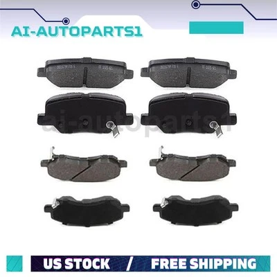 For 2014 2015 Mitsubishi ASX Pair Front + Rear Brake Pads Set - Image 1 of 4