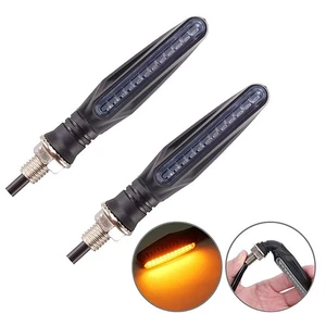 Motorcycle Bullet LED Turn Signal Amber Blinker Indicator light For Harley - Picture 1 of 11