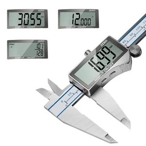 Digital Calipers, 6" Vernier Caliper- Electronic Micrometer with Large LCD Sc... - Picture 1 of 9