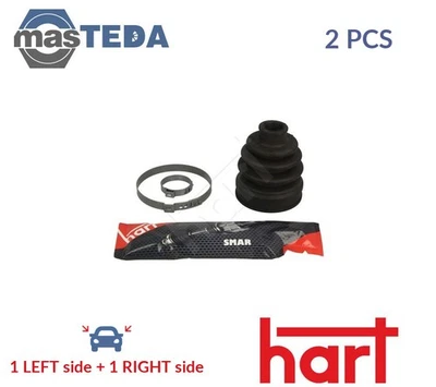451 590 CV JOINT BOOT KIT PAIR FRONT TRANSMISSION SIDED HART 2PCS NEW - Image 1 of 4