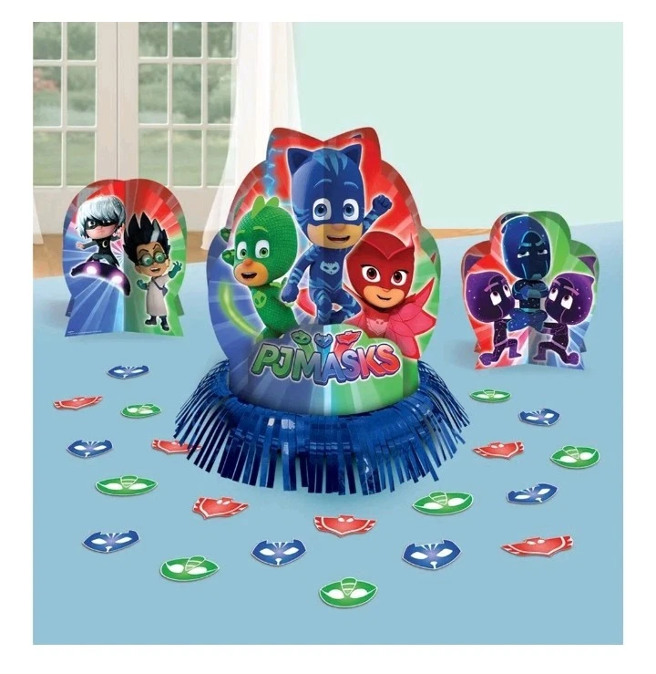 PJ Masks Disney Junior Kids Birthday Party Centerpiece Table Decorating Kit - Image 1 of 2
