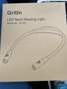 New LED Neck Reading Light Knitting Crafting Gritin G1337 Charged By USB - Picture 1 of 2