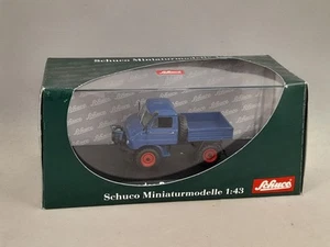 Carro pianale Schuco Unimog 411 1:43 confezione originale in scatola - Foto 1 di 16