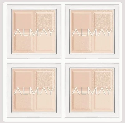 4 Pack Almay 140 Here Goes Nothing Eye Shadow Quad 3.5g - TJ Hughes - Image 1 of 4