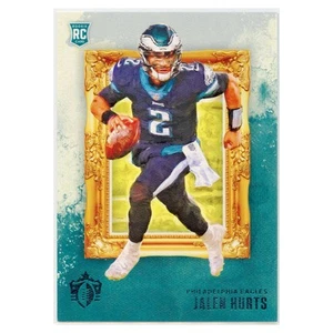2020 Panini Chronicles Gridiron Kings Jalen Hurts Teal RC #GK-5 quasi nuovo - Foto 1 di 3