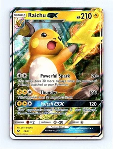 🔥🔥 Pokemon NM+ Shining Legends #29/73 Raichu GX - Bild 1 von 2