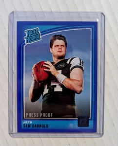2018 Panini Donruss - Rated Rookie Sam Darnold #301 Press Proof Blue (RC)!!! - Bild 1 von 3