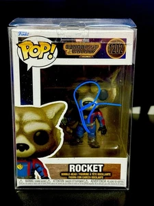 Bradley Cooper Singed Funk Pop Rocket Guardians The Of Galaxy Beckett Beckett - Picture 1 of 2