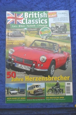 British Classics 6/12 50 Anni Triumph Spitfire Douglas C32 Rolls Royce Silver S - Immagine 1 di 2