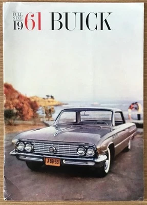 BUICK RANGE USA Large Format Car Sales Brochure 1961 ELECTRA  Invicta LE SABRE - Image 1 of 4