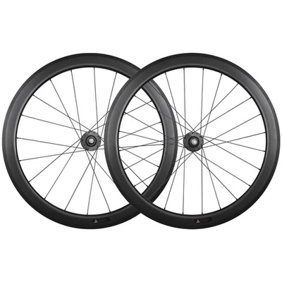 700C 38/50/60/88mm Depth Fixed Gear Road Bike Full Carbon Wheelset Tubular Rims  - Image 1 of 4