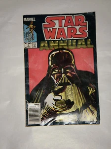 MARVEL COMICS STARWARS ANNUAL 1983 3 02551 W BARCODE COVER GALACTIC EMPIRE HERO - Picture 1 of 10