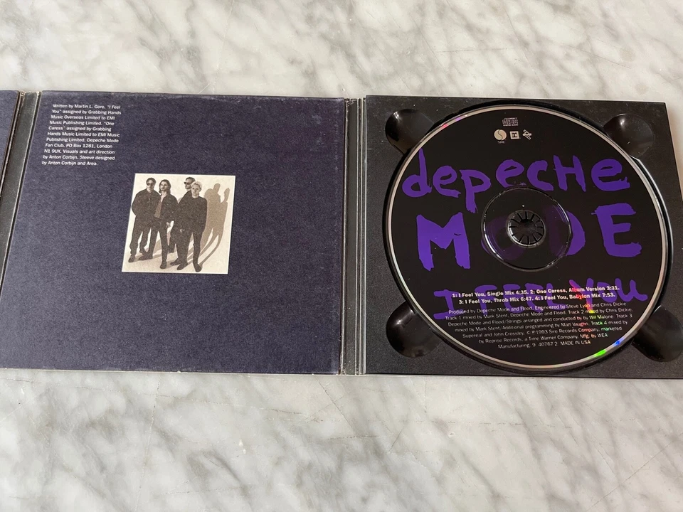 Depeche Mode I Feel You CD Maxi Single Digipak 1993 Sire 9 40767-2 Dave Gahan - Image 1 of 3