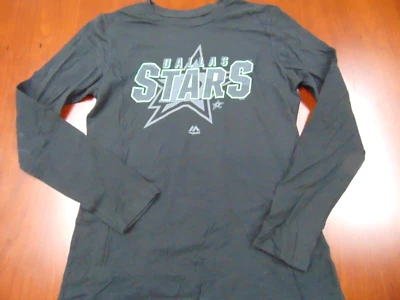 CAMISA MUJER FAN FASHION MAJESTUOSA NHL DALLAS STARS NEGRA MANGA LARGA TALLA M Foto 1 de 4