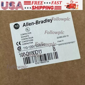 Sealed AB Allen-Bradley 100-D180D11 100D180D11 US Free Tax - Picture 1 of 7