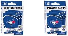 Masterpieces MLB Baseball Toronto Blue Jays Playing Cards Deck Lot Of 2 New