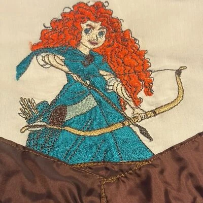 Vestido de princesa a cuadros y satén personalizado Disney Brave Merida - niñas talla ~5 Foto 1 de 4