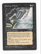 MTG Alliances --- CASTING OF BONES (v2) --- Common! NM! Magic Gathering!