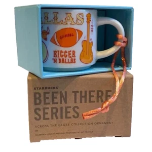 NIB Starbucks Dallas Expresso Mug Demi Tasse 2 oz Been There Series Ornament - Picture 1 of 7
