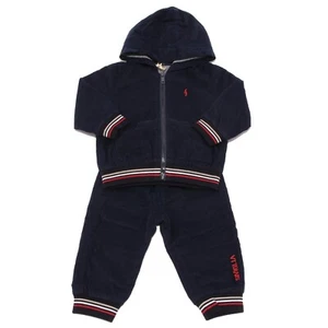 3988V tuta bimbo SIVIGLIA velluto blue sweatshirt pant velvet boy kid - Picture 1 of 4