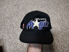 Vintage Orlando Magic Sports Specialties Script Snapback Hat Cap Embroidered 90s