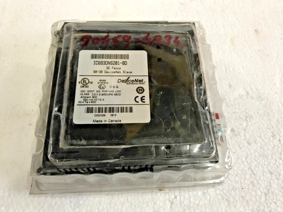 Ge FANUC 90-30 Dispositif Filet Récepteur P/Numéro IC693DNS201-BD 90-30 # Neuf - Photo 1/3