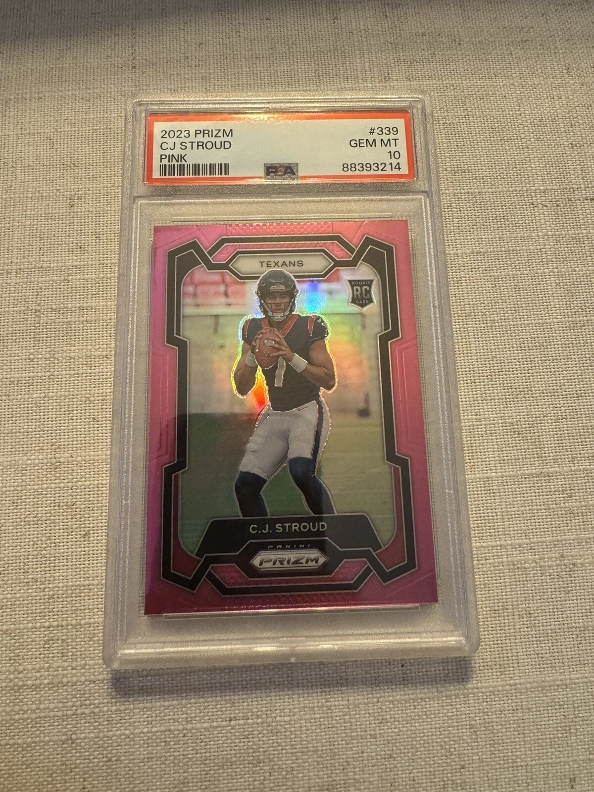 CJ Stroud 2023 Prizm #339 Pink PSA 10 Price Guide - Sports Card Investor